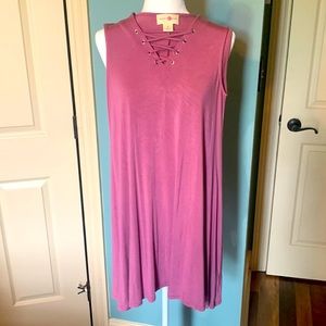 Sleeveless swing dress